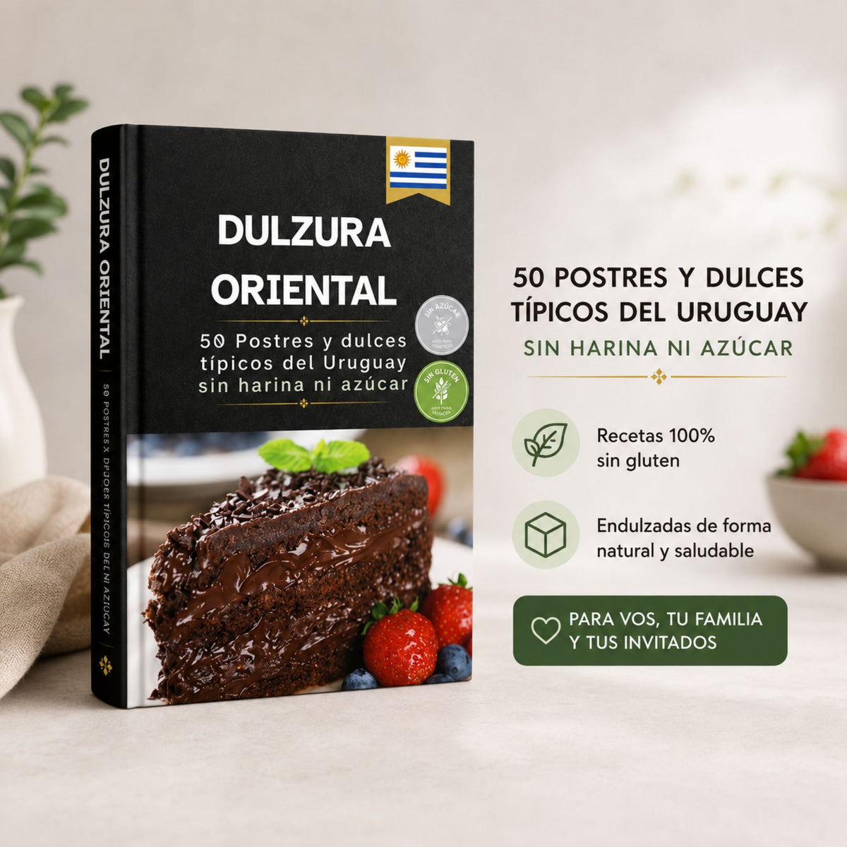 Dulzura Oriental - 50 Postres Sin Gluten y Sin Azúcar